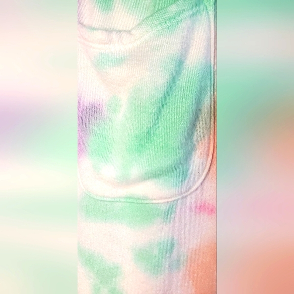 N:PHILANTHROPY - size M- Rainbow Tie Dyed Distressed sweat pants joggers - Picture 6 of 9